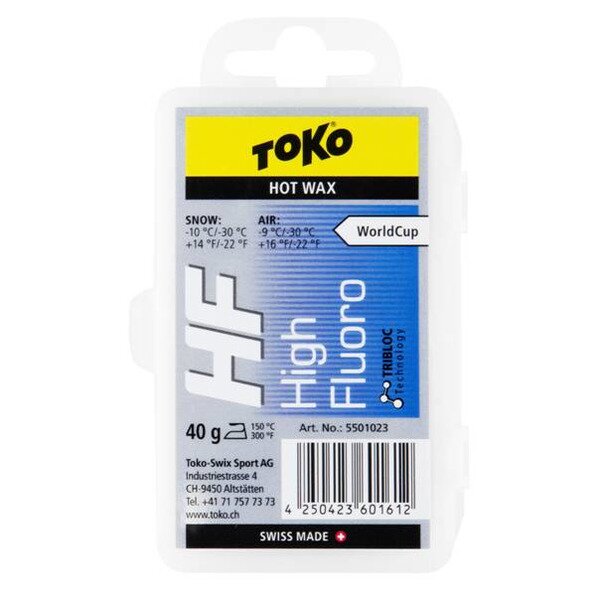 Toko HF Hot Wax High Fluoro blue