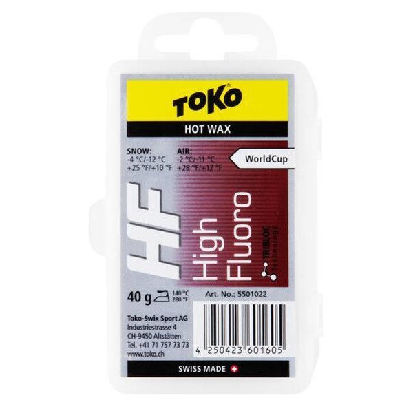 Toko HF Hogh Fluoro Hot Wax red