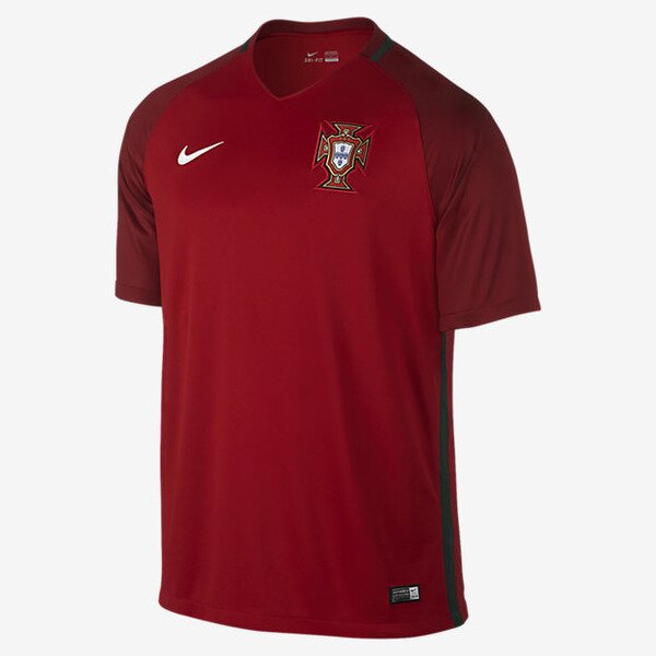 Nike Portugal Fussballshirt Home Euro2016